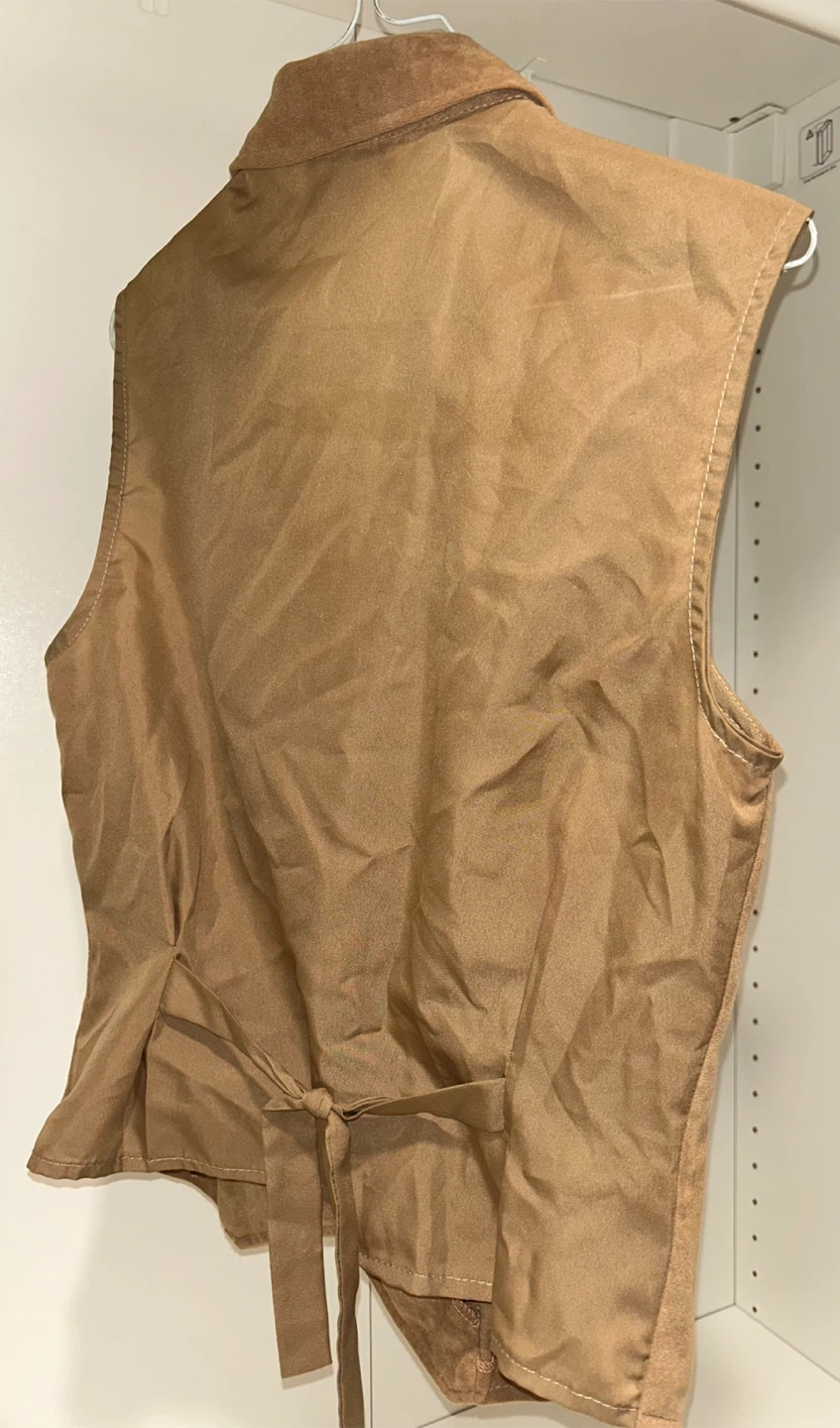 Camel Brown S/P Suede-Look Vest - photo 3