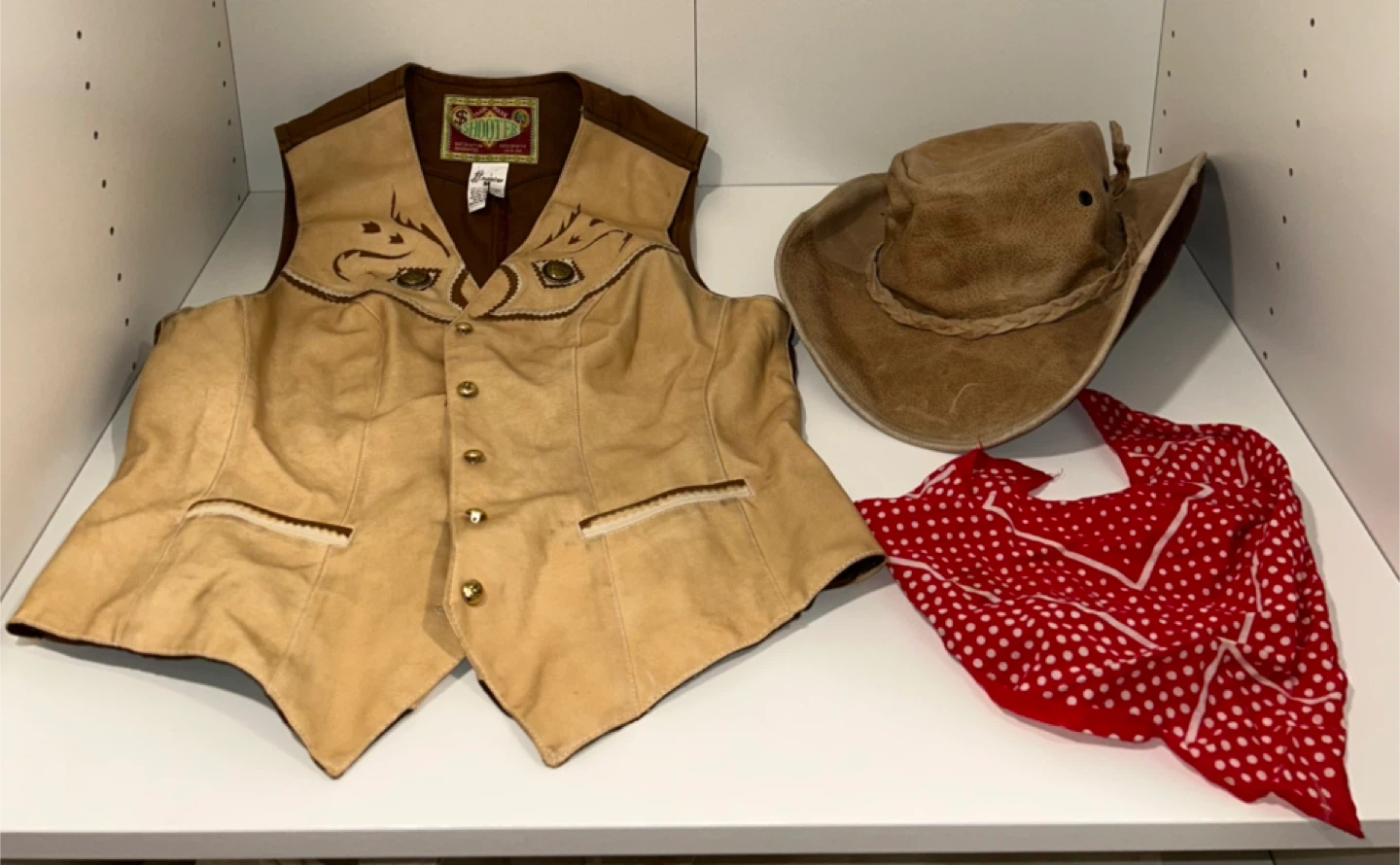 Cowgirl Costume with Hat and Bandana
