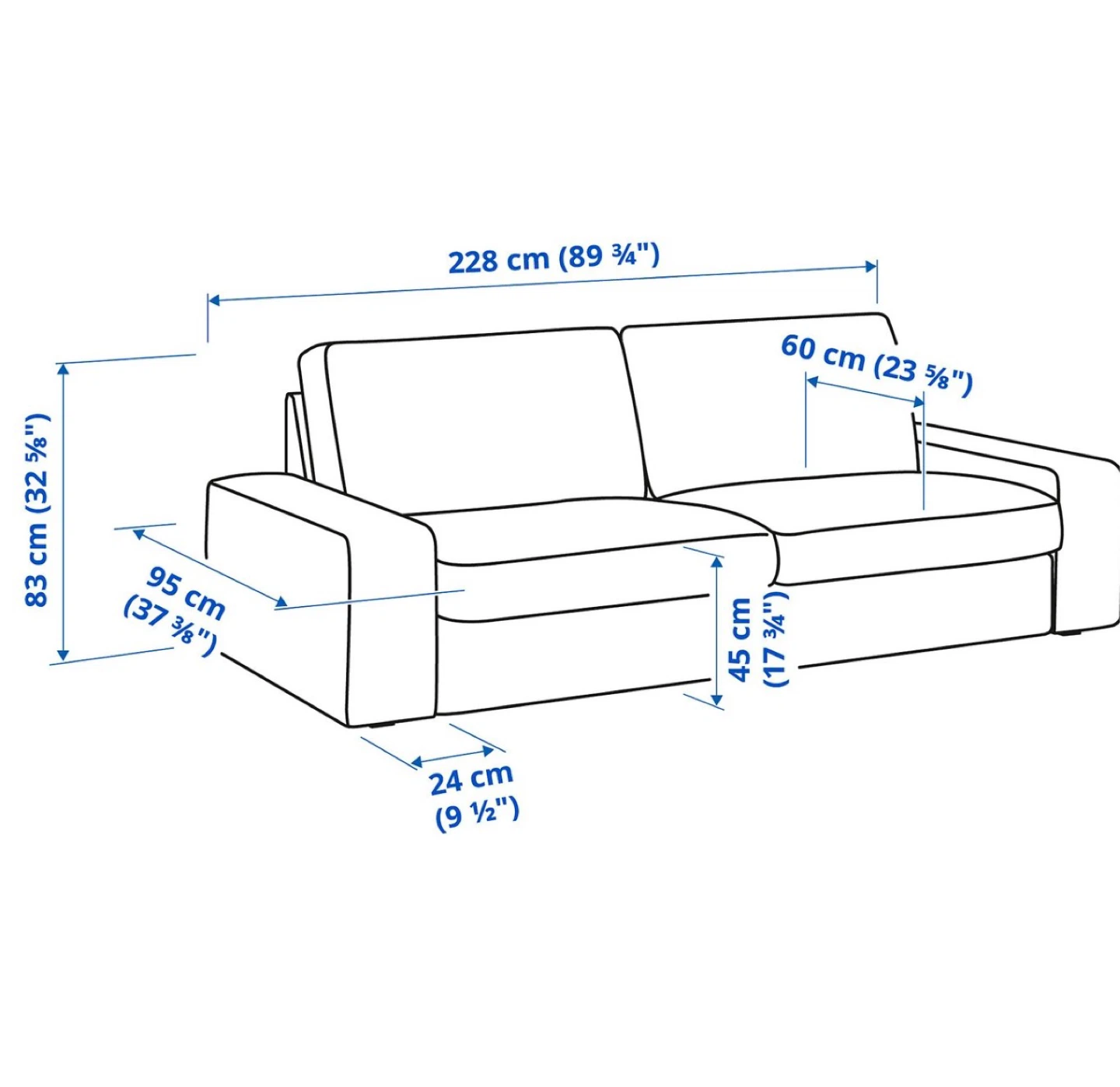 IKEA KIVIK Loveseat (PICK UP TODAY) - photo 4