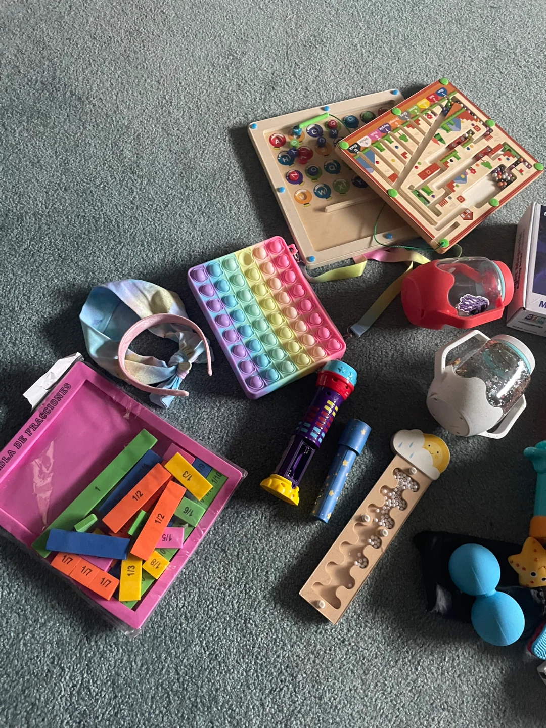 Assorted Kids Toys - Plushies, Games, and Building Sticks - photo 2