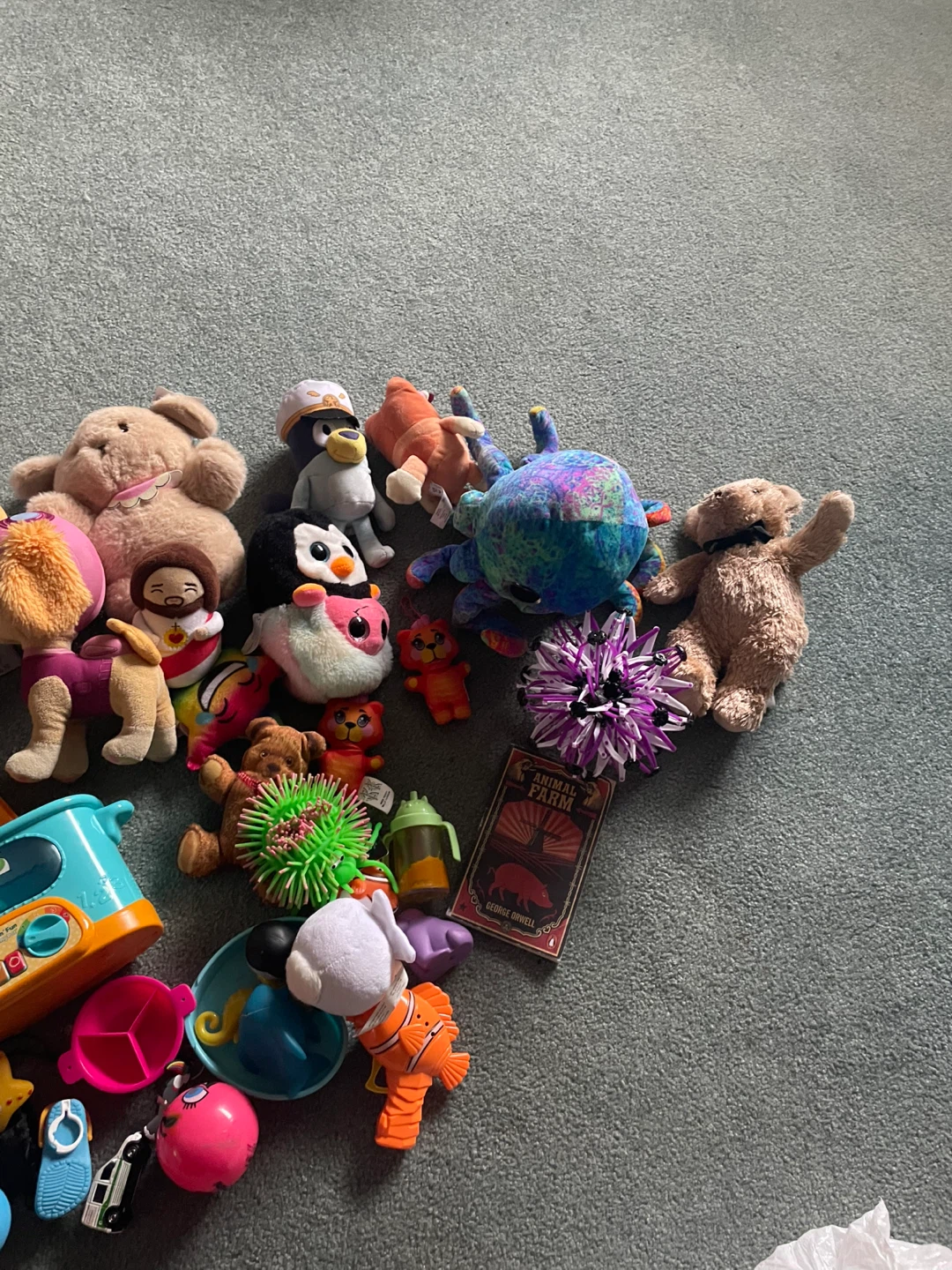 Assorted Kids Toys - Plushies, Games, and Building Sticks - photo 4