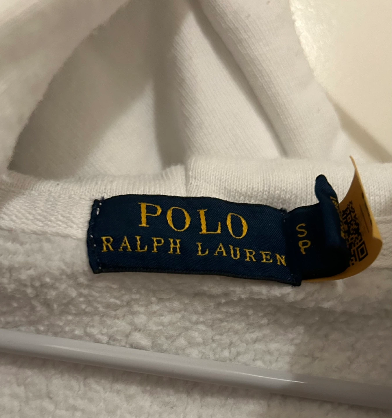 Ralph Lauren Polo White Zip-Up Hoodie - photo 3