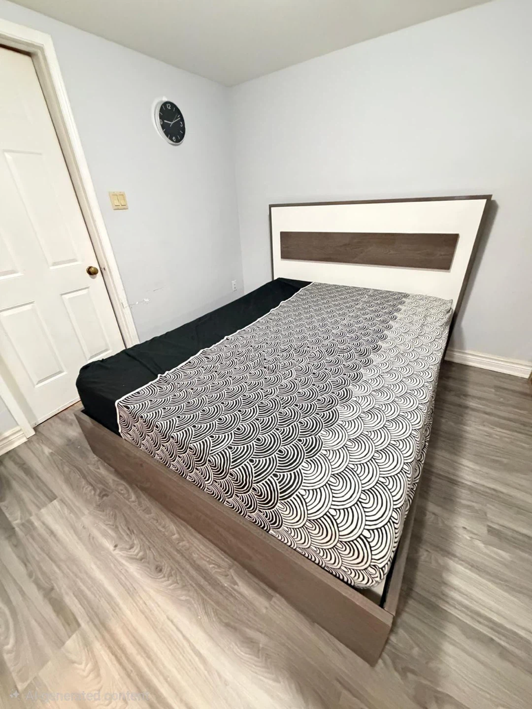 Modern Bed Frame with Headboard