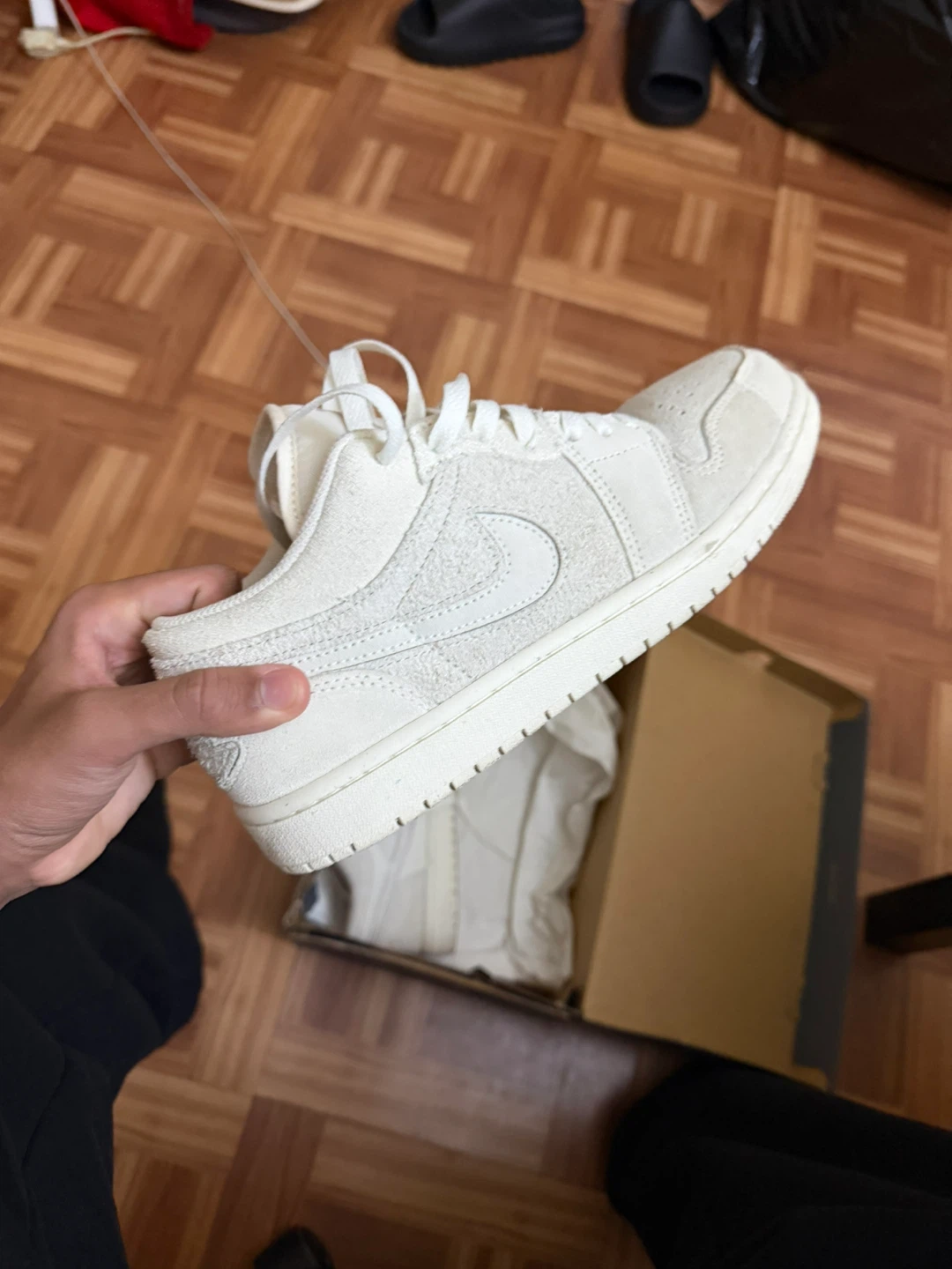 Nike Air Jordan 1 Low SE Sail", - photo 2