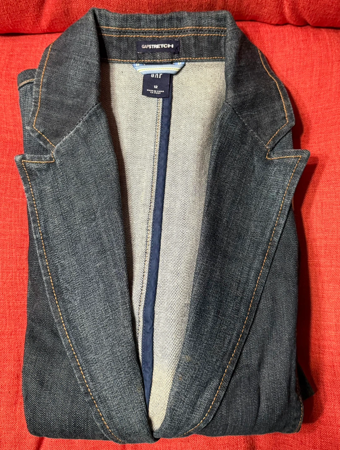 GAP Women's Stretch Denim Blazer - photo 2