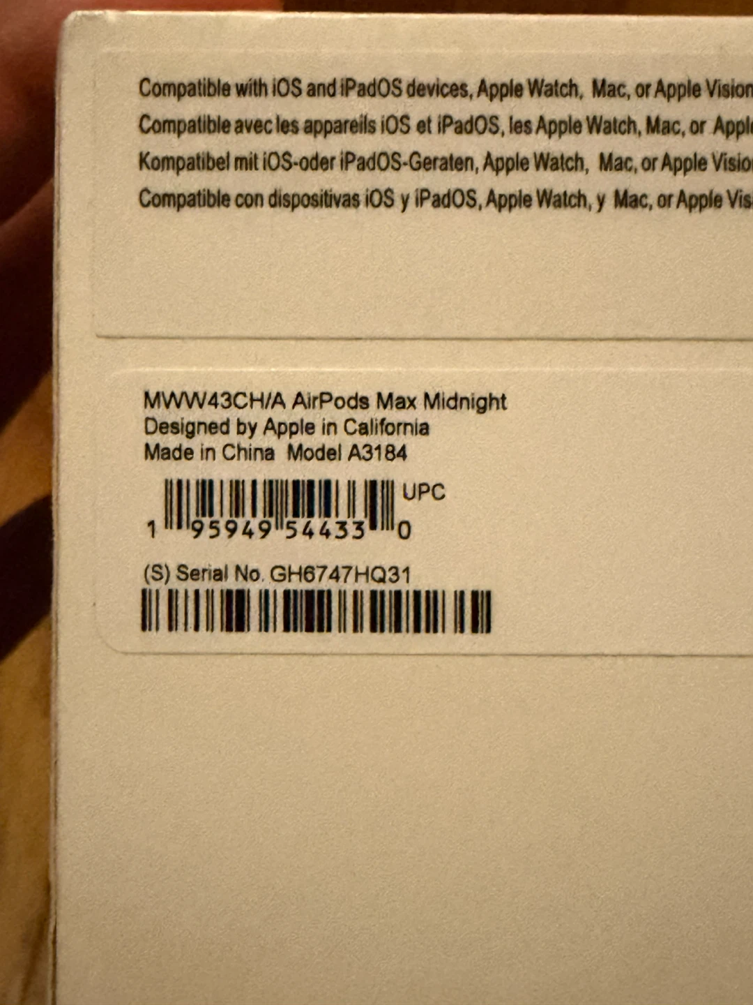 Apple AirPods Max Midnight Wireless Headphones MWW43CH/A - photo 3