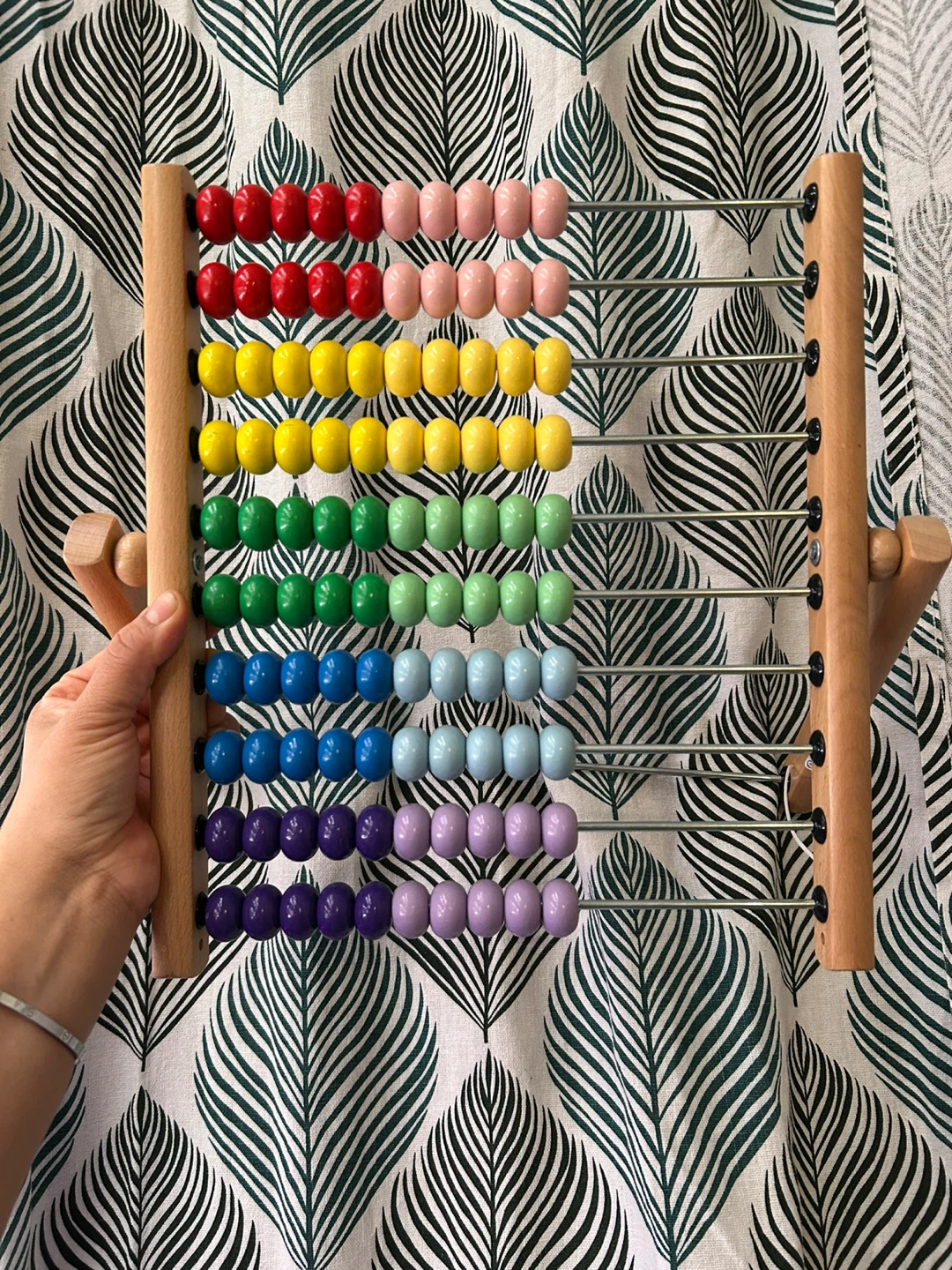 Wooden abacus