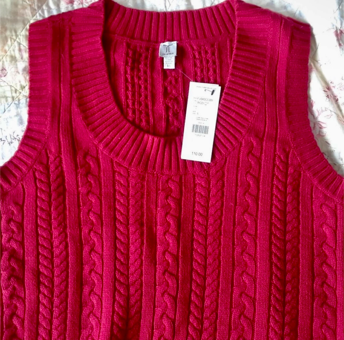 NWT Retail $110 Tristan Vintage 90s Red Sweater Dress - photo 5