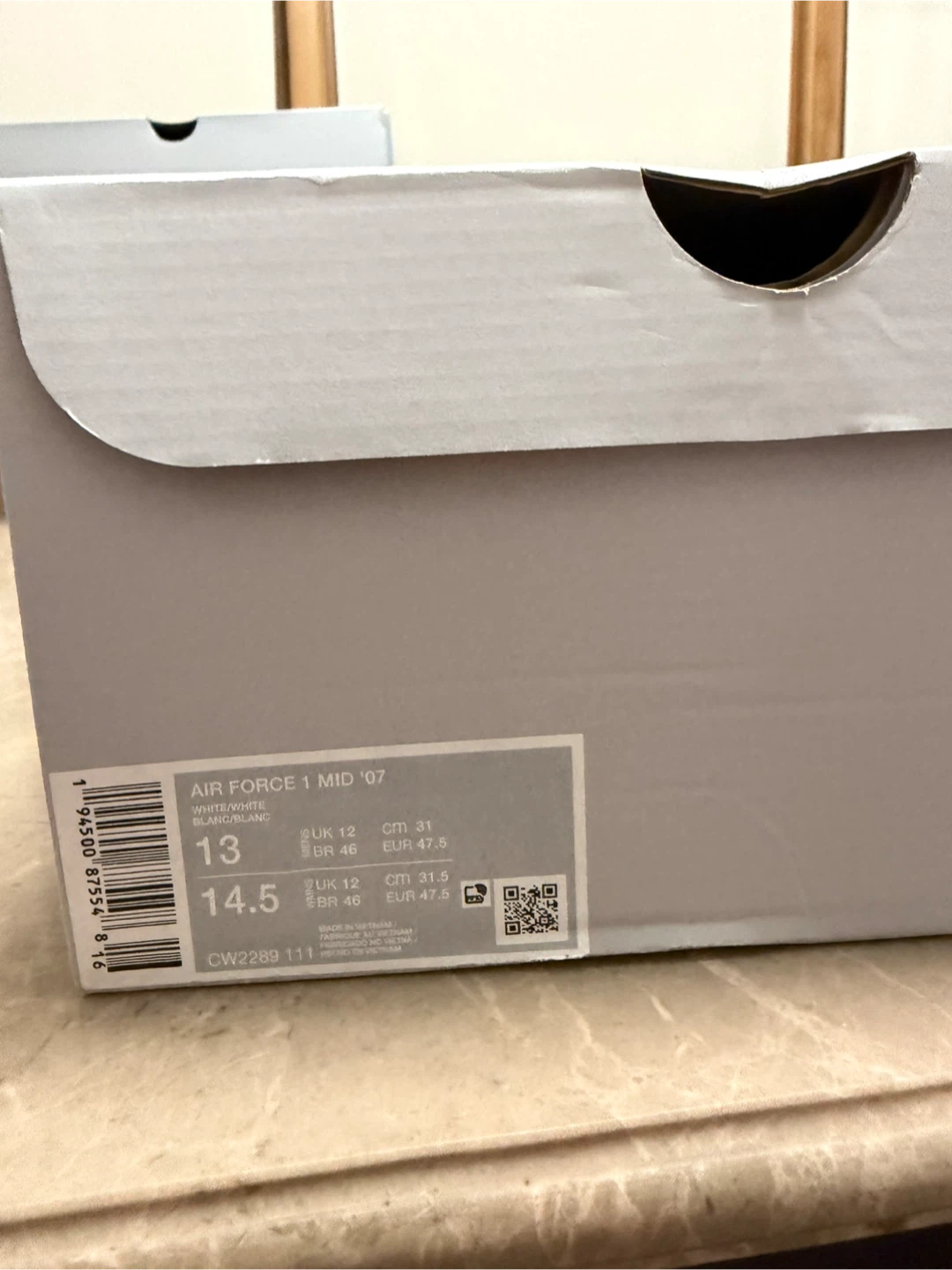 Nike Air Force 1 Mid '07 White Sneakers - photo 2