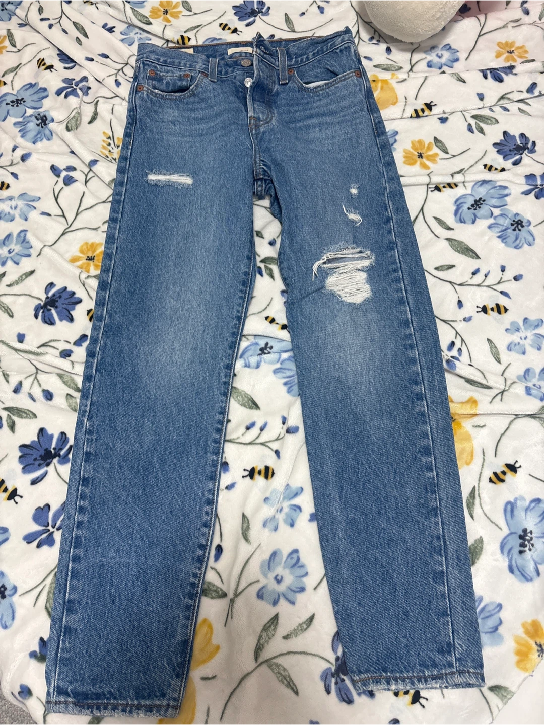 Levi's Blue Denim Jeans - Women's Size 25 - photo 2