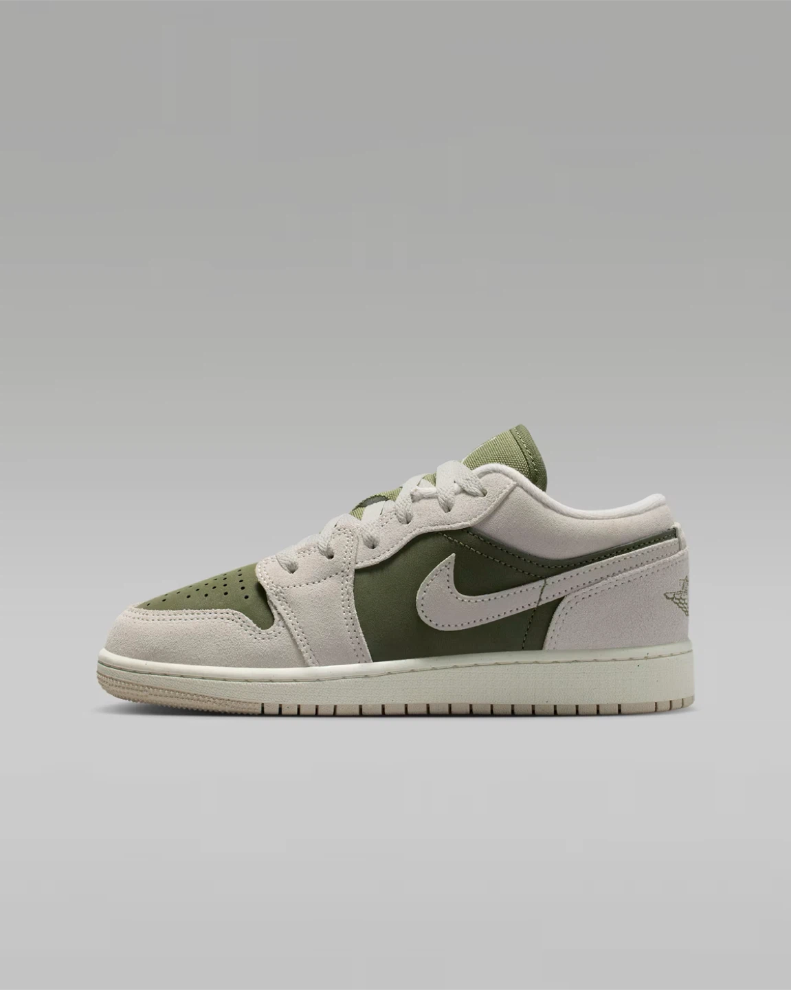 Air Jordan 1 Low SE Olive/Sand Sneakers Size 13