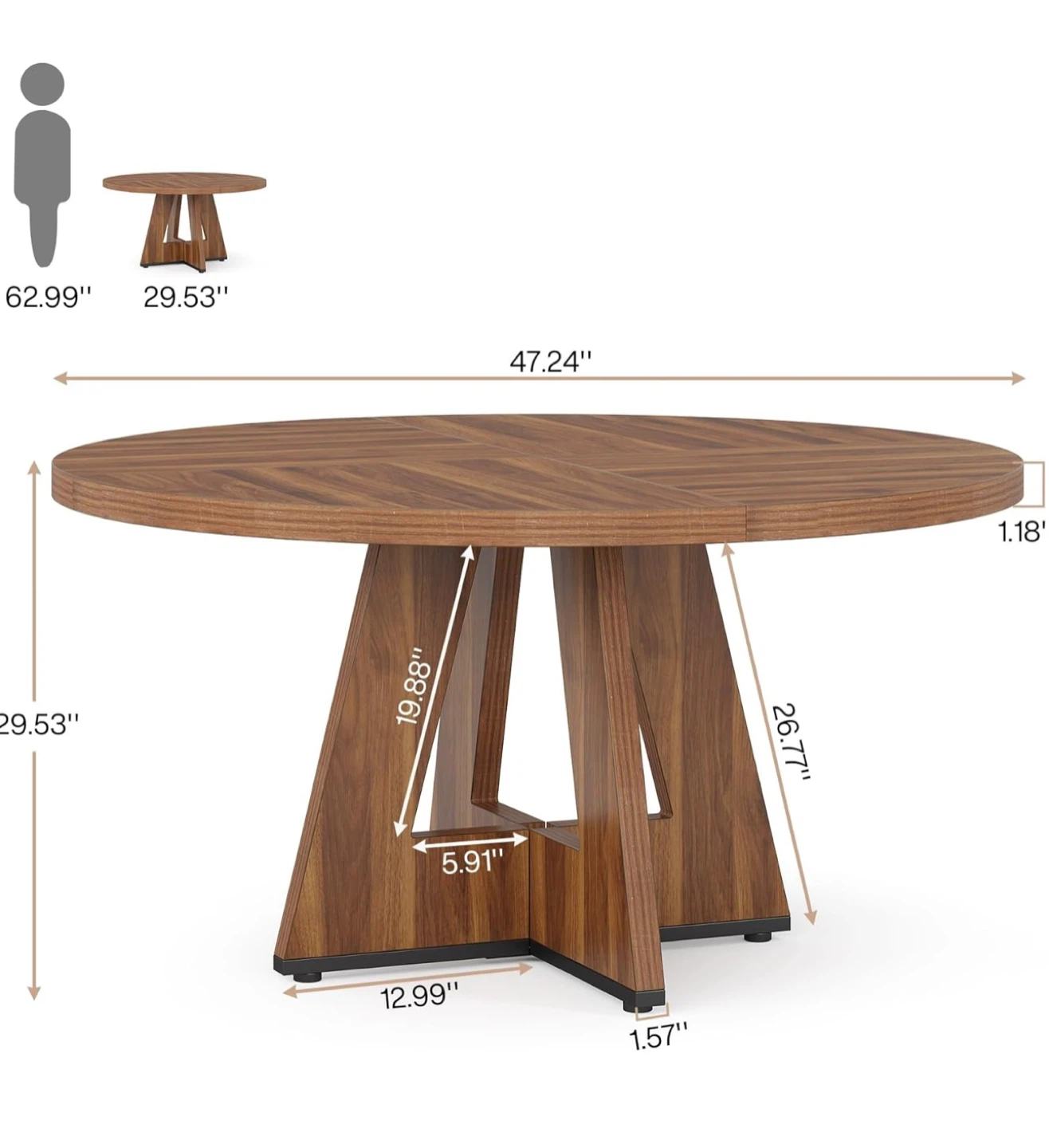 Round Dining Table - photo 3