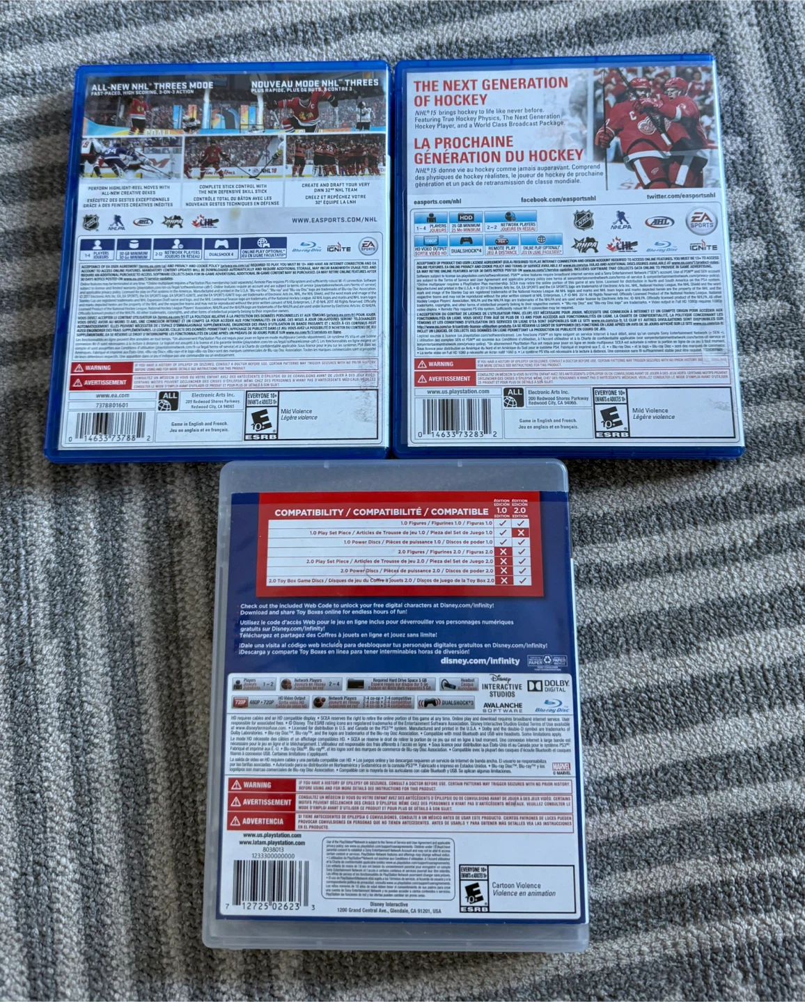 NHL 18, NHL 15 Games & Disney Infinity 2.0 - photo 2