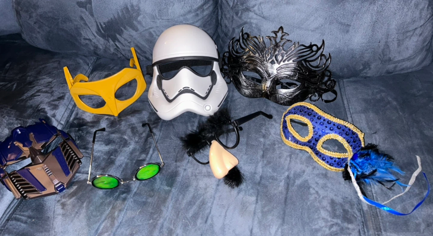 Assorted Costume Masks and Accessories
