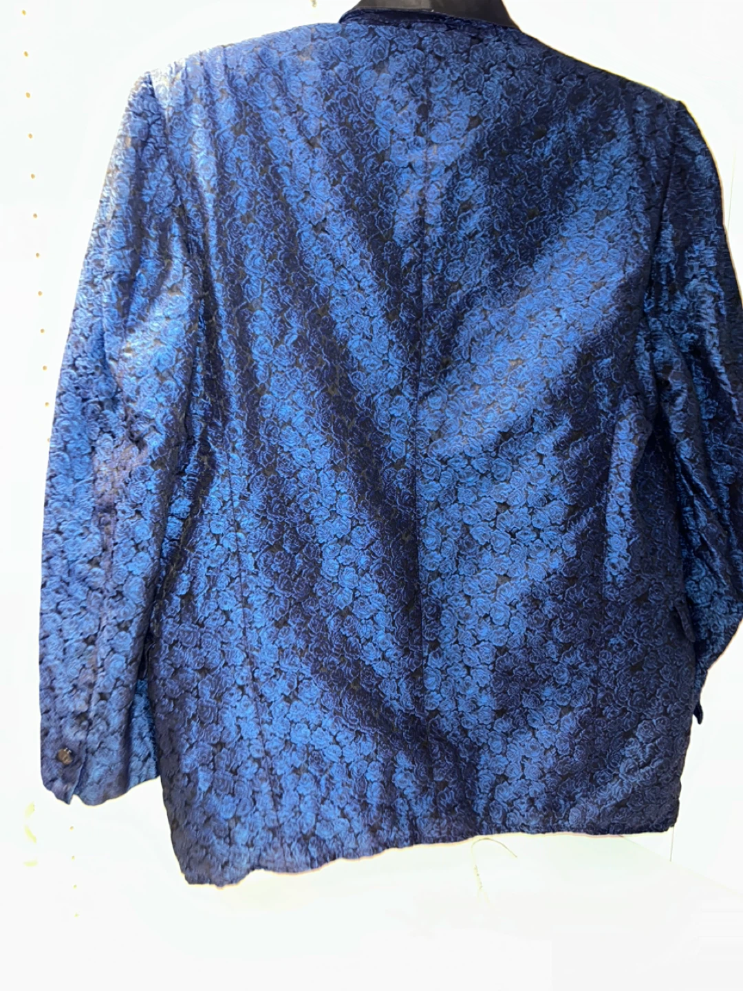 Blue Brocade Dinner Jacket - photo 2