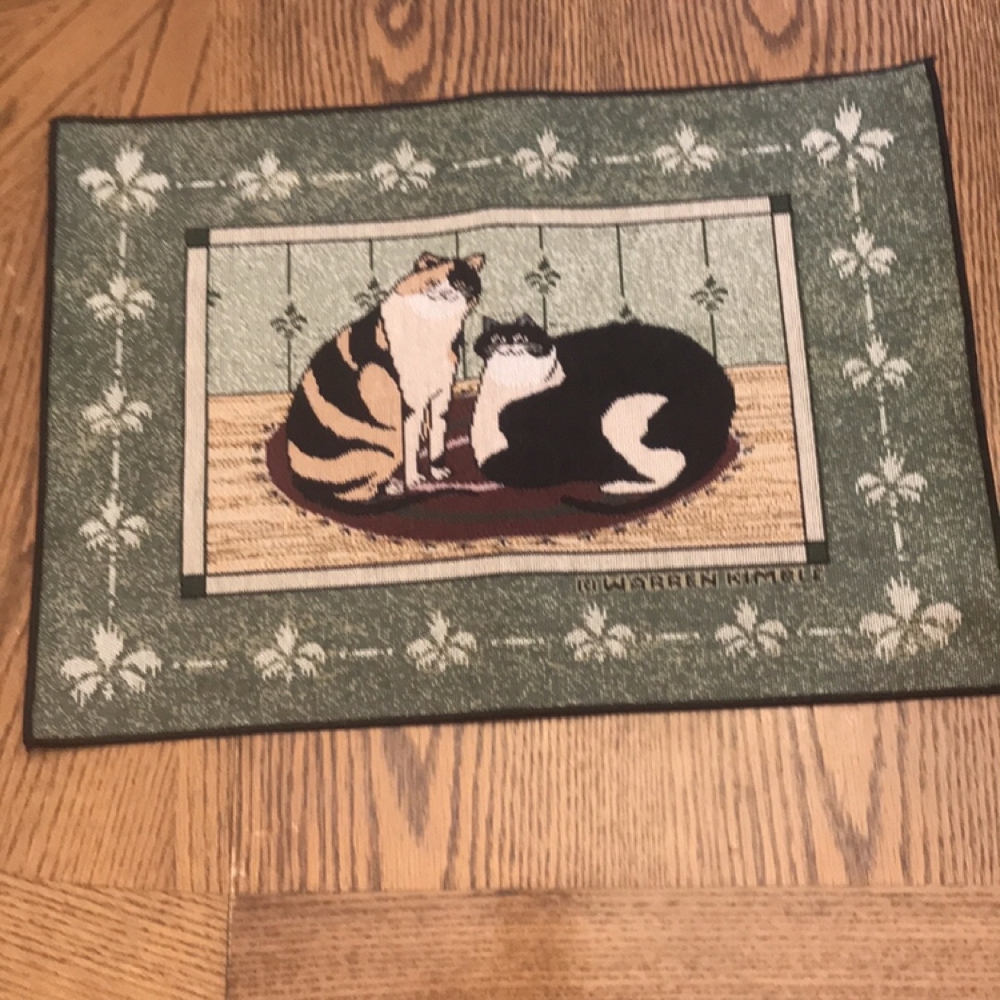 Warren Kimble Cat Gallery Placemats Set of 5 - photo 2