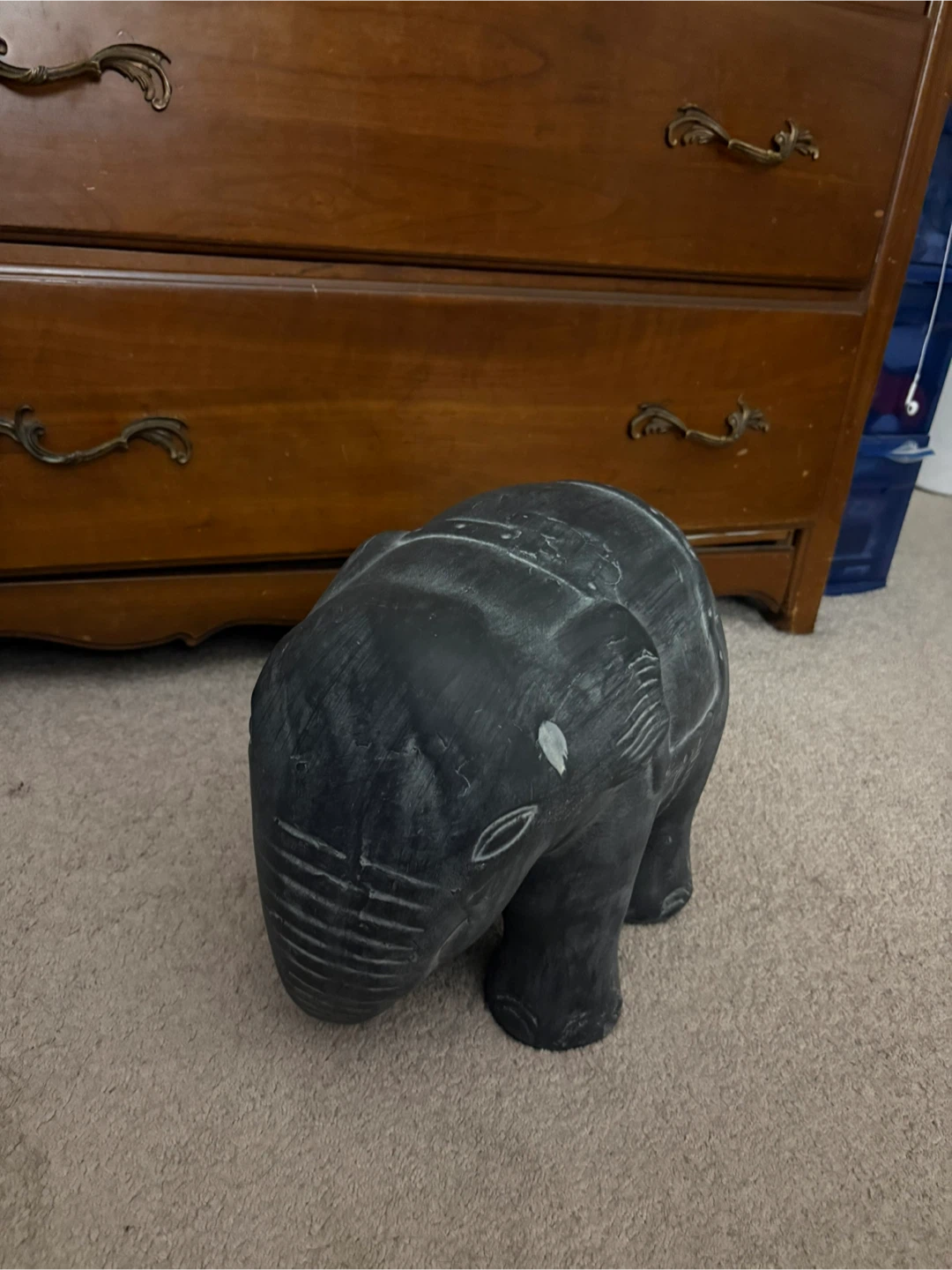 Grey Elephant Accent Piece - photo 2