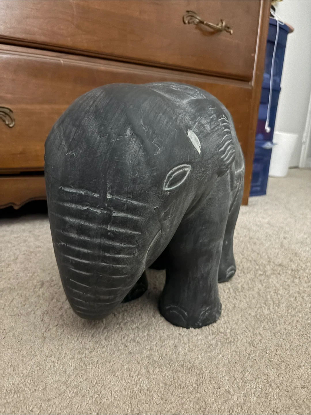 Grey Elephant Accent Piece - photo 3
