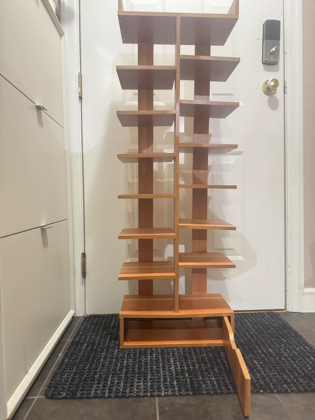 Wooden Multi-Tiered Shoe Rack with Drawer - photo 2
