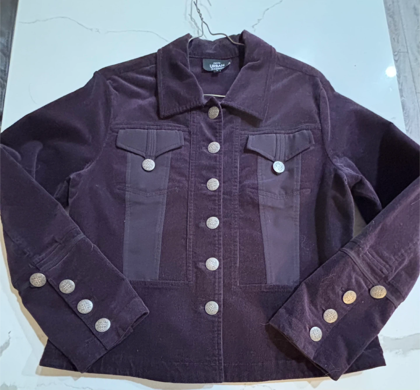 New Urban Haggar Petite Corduroy Jacket Size 4 - photo 2