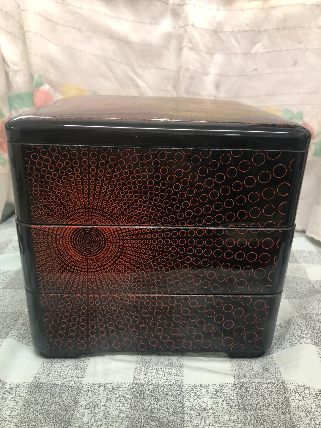 Village Japanese Lacquerware Jubako Box - photo 4