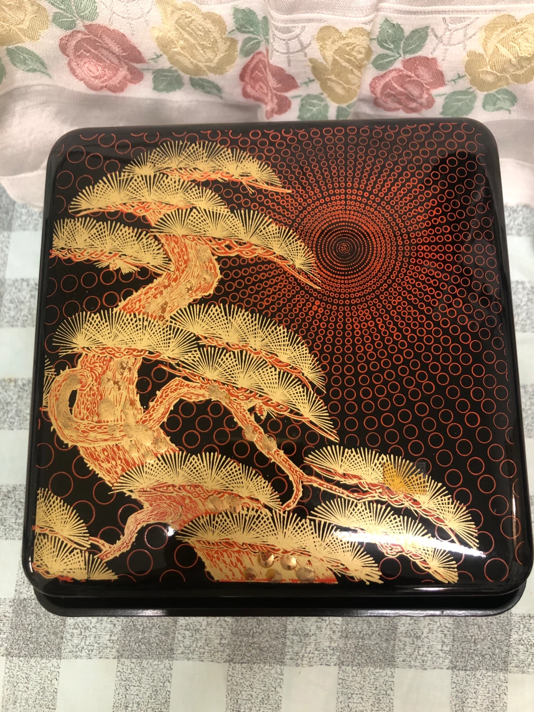 Village Japanese Lacquerware Jubako Box - photo 2