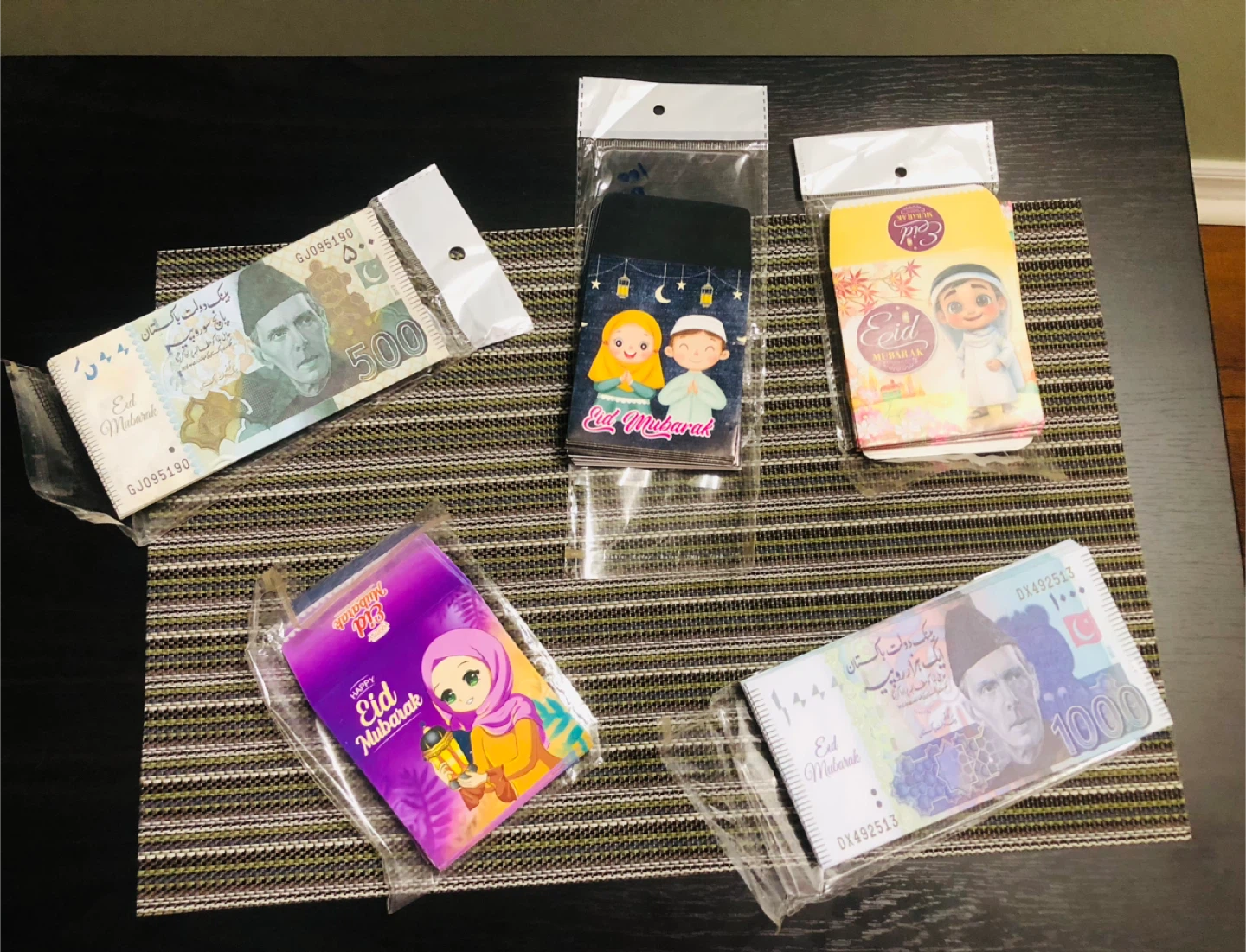 Eid Mubarak Money Envelopes and Pakistani Currency