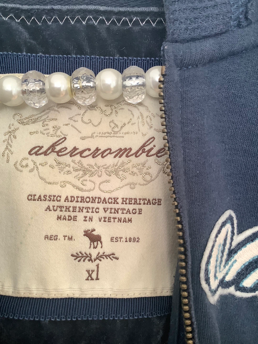 Abercrombie & Fitch Blue Hoodie - Size XL - photo 2