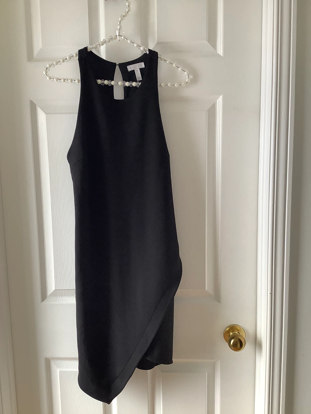Leith Black Asymmetrical Dress - Size Medium