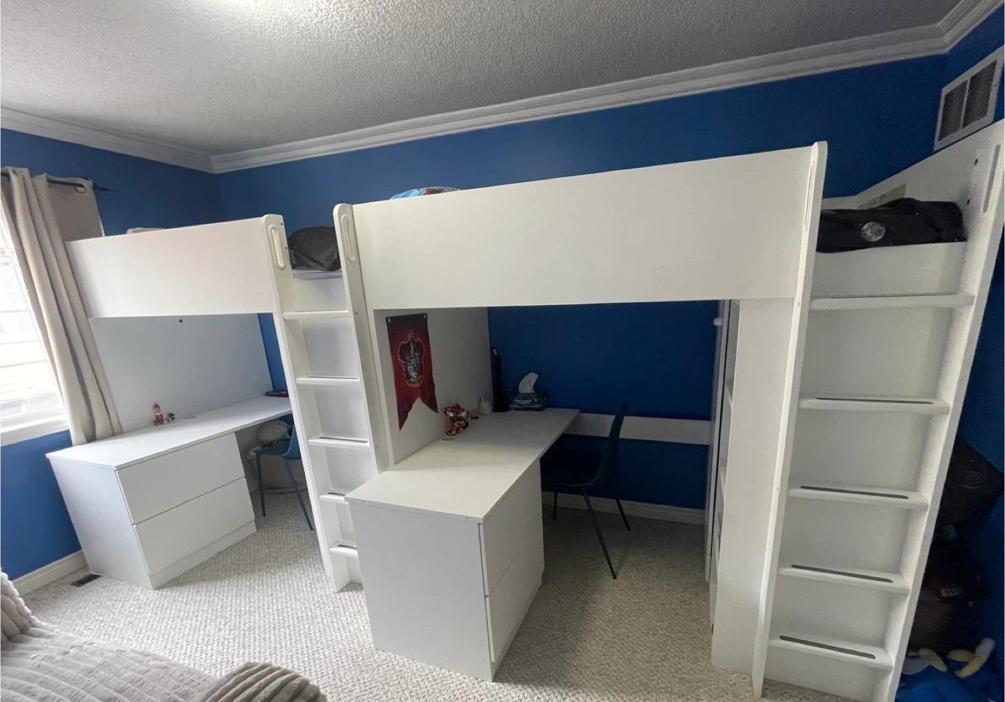 IKEA Smastad Loft bed, desk and wardrobe, kids bed - photo 5
