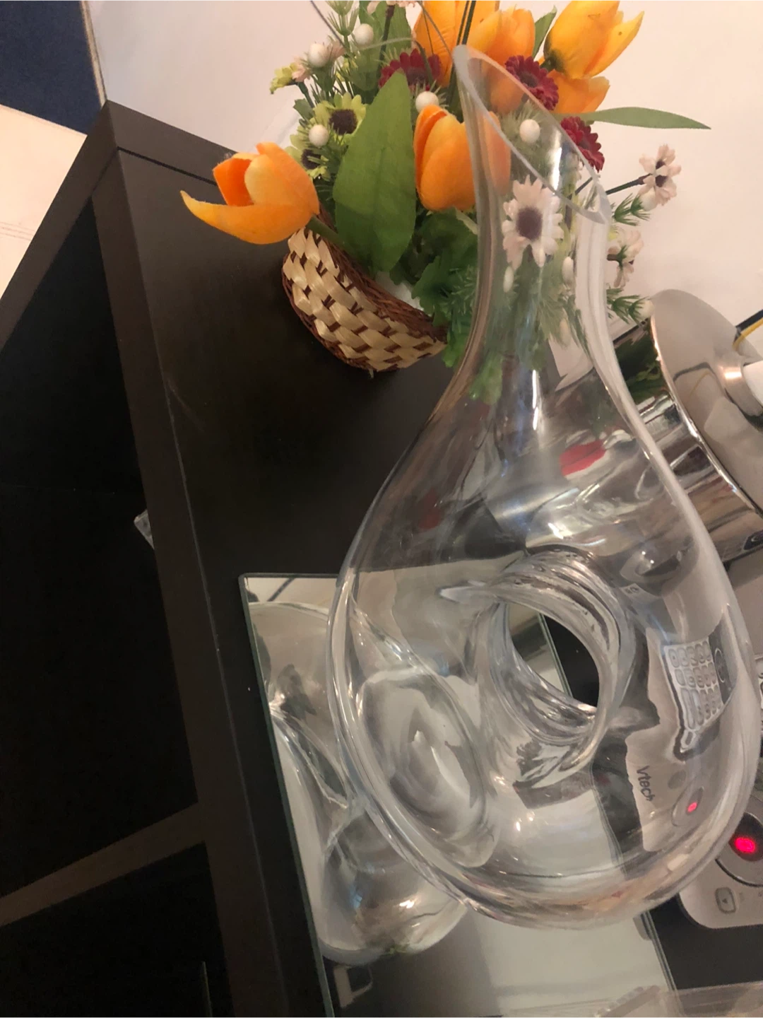 Clear Glass Wine Decanter