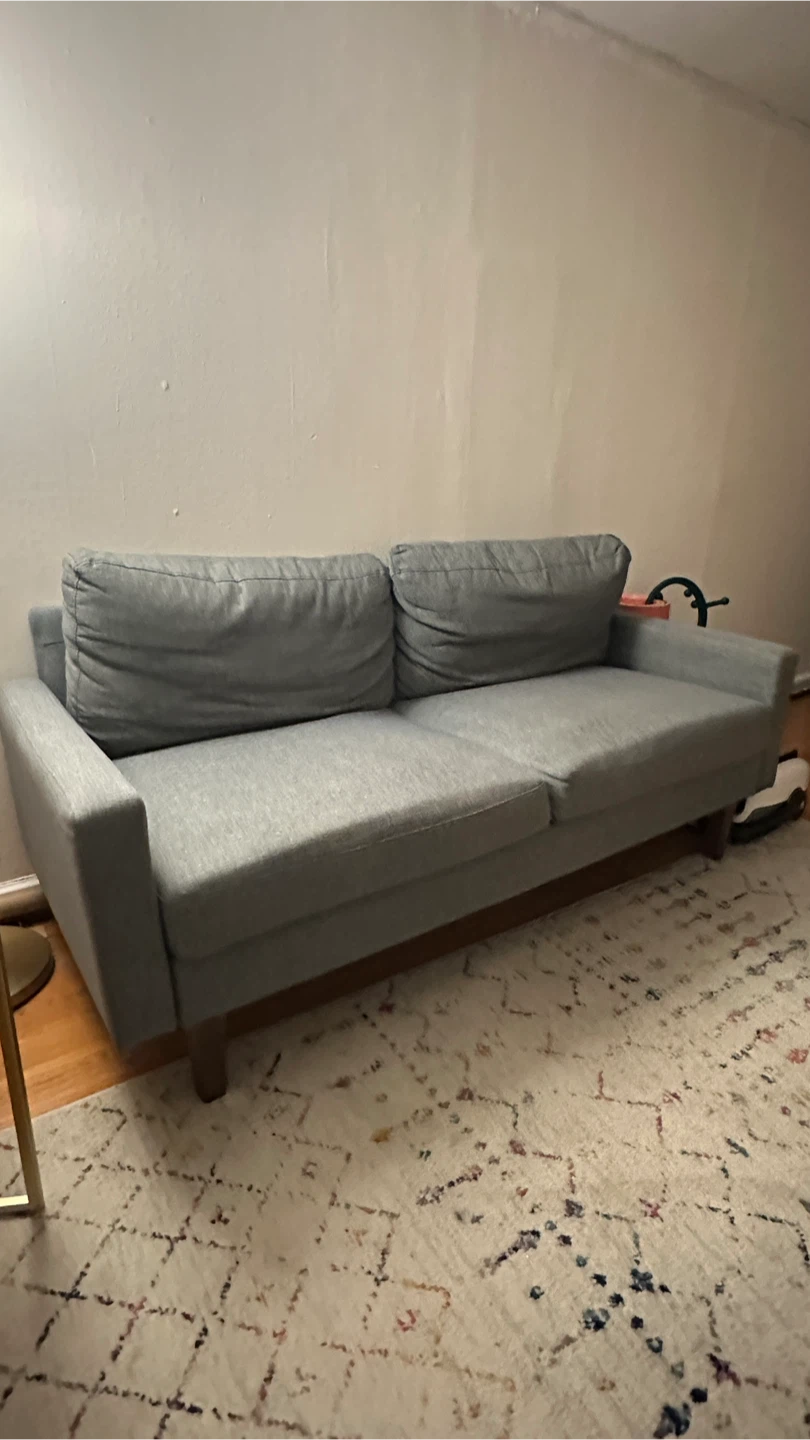Gray Loveseat Sofa