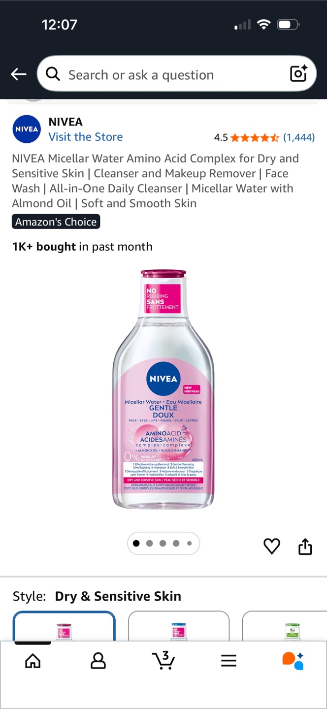 NIVEA Micellar Water  , 400mL - photo 2