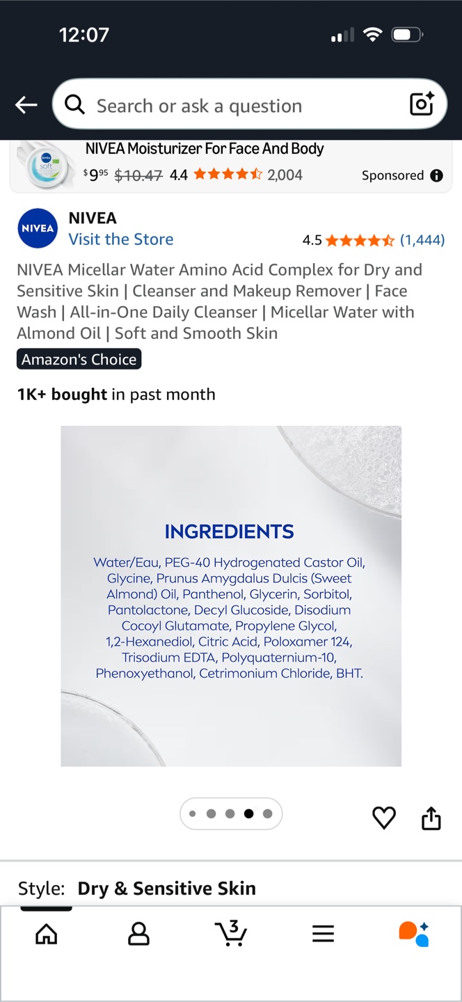 NIVEA Micellar Water  , 400mL - photo 4