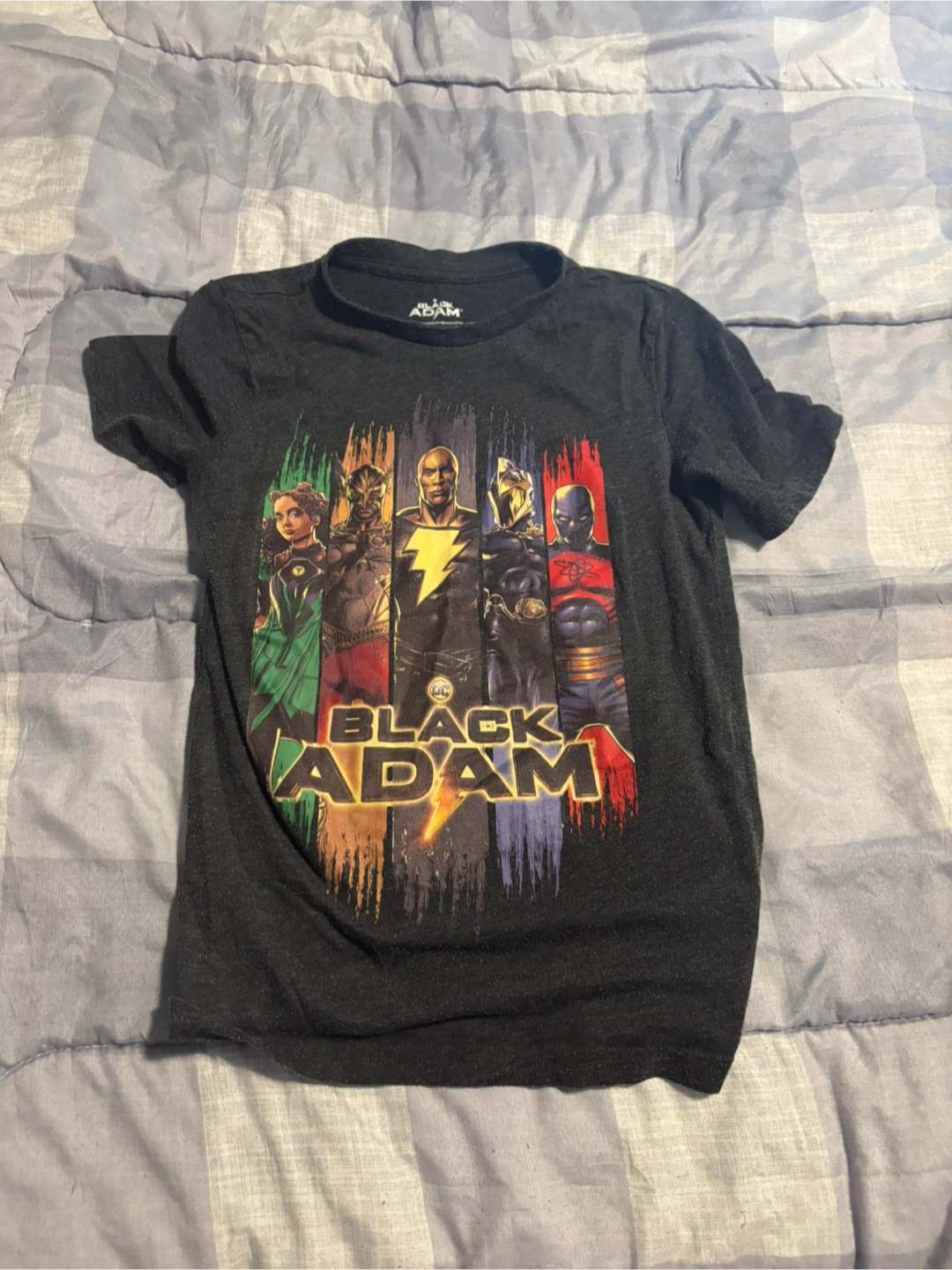Black Adam Graphic T-Shirt - Size M (7-8)