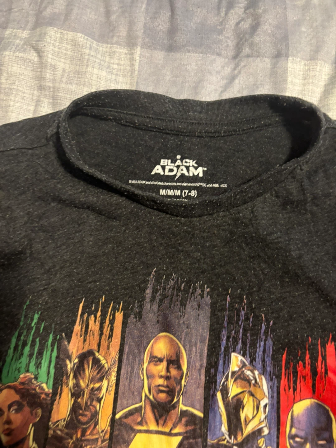 Black Adam Graphic T-Shirt - Size M (7-8) - photo 2