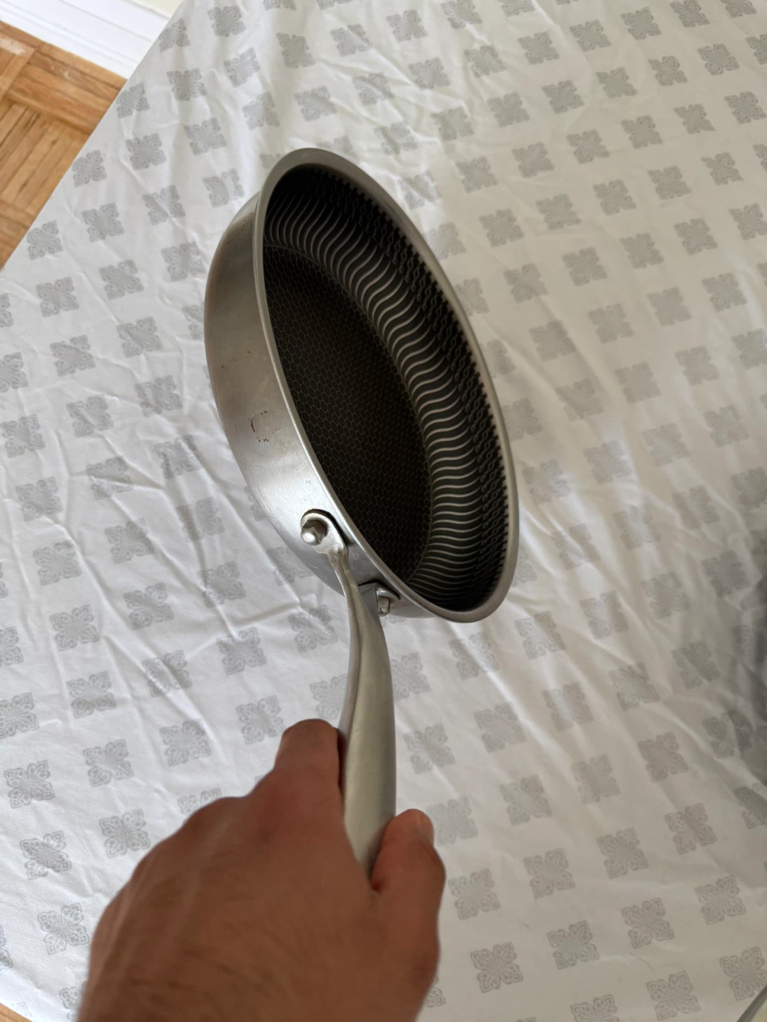 HexClad style Stainless Steel Frying Pan - photo 2