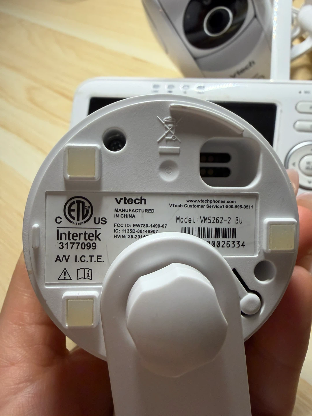 Vtech VM5262-2 Baby Monitor with 2 Cameras - photo 4
