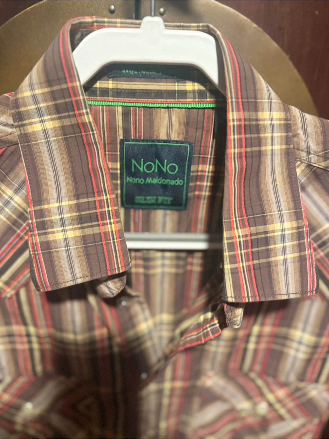 NoNo Maldonado Plaid Short Sleeve Western Shirt - photo 4
