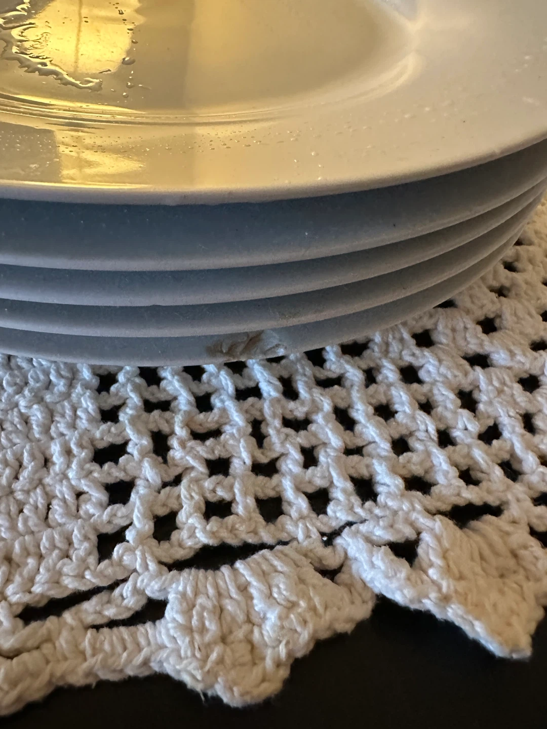 Set of 4,5 White Dinner Plates 🥕 - photo 4