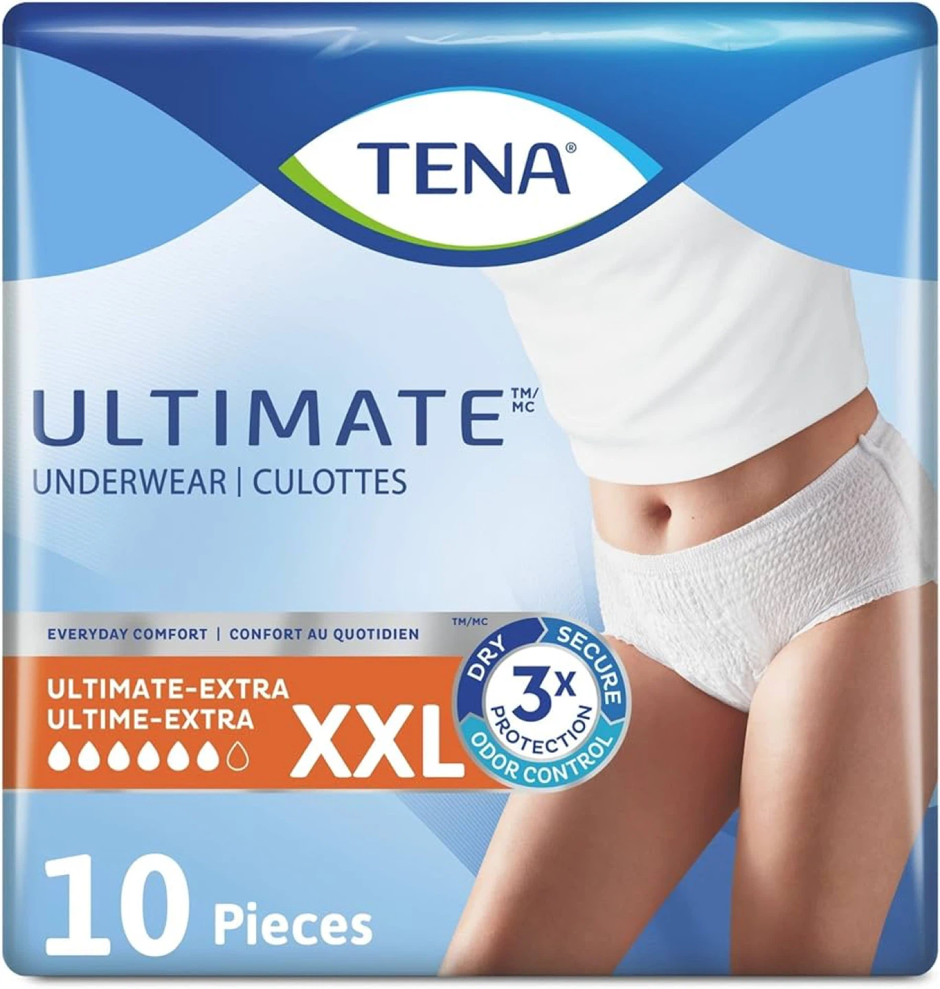 TENA XXL DIPPERS WOMER STRETCH