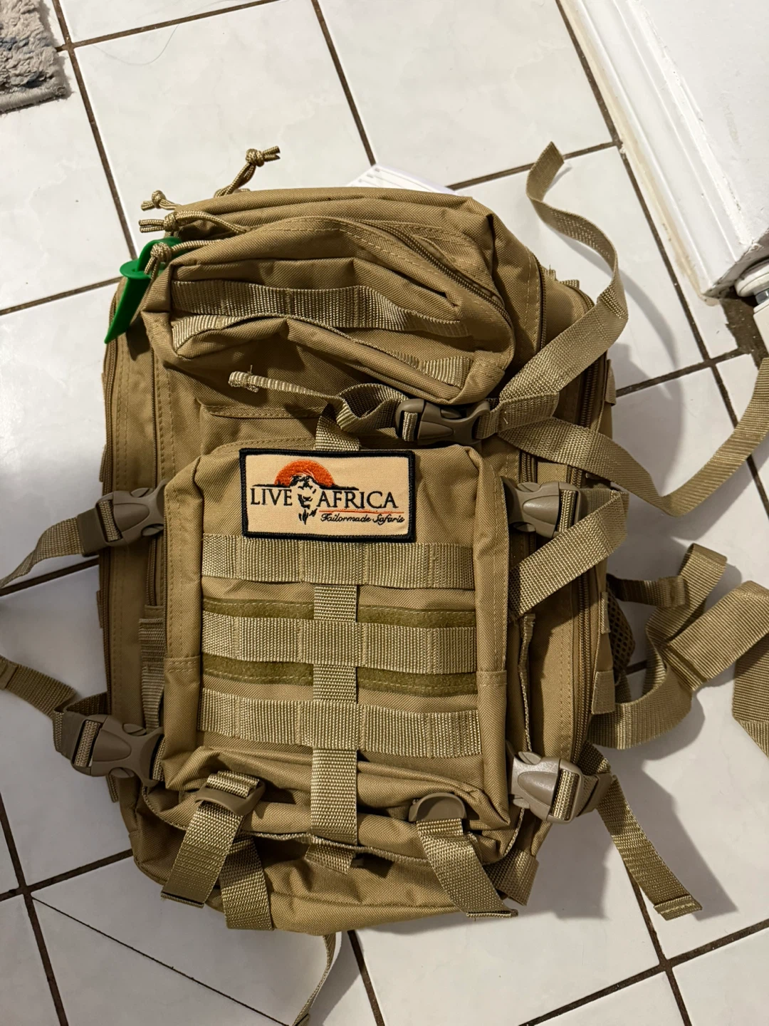 Live Africa Tactical Backpack - Tan