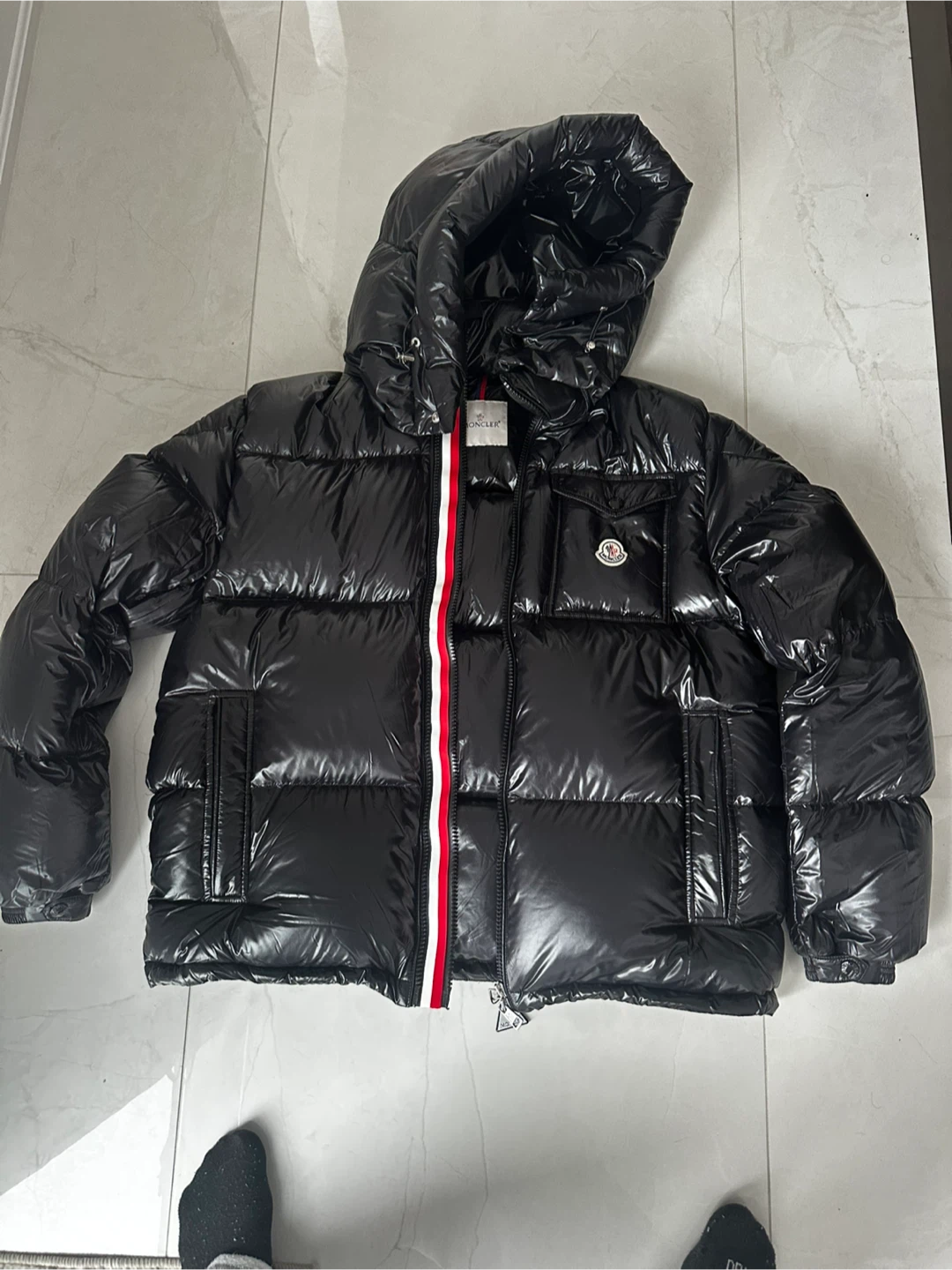 Moncler Black Down Puffer Jacket