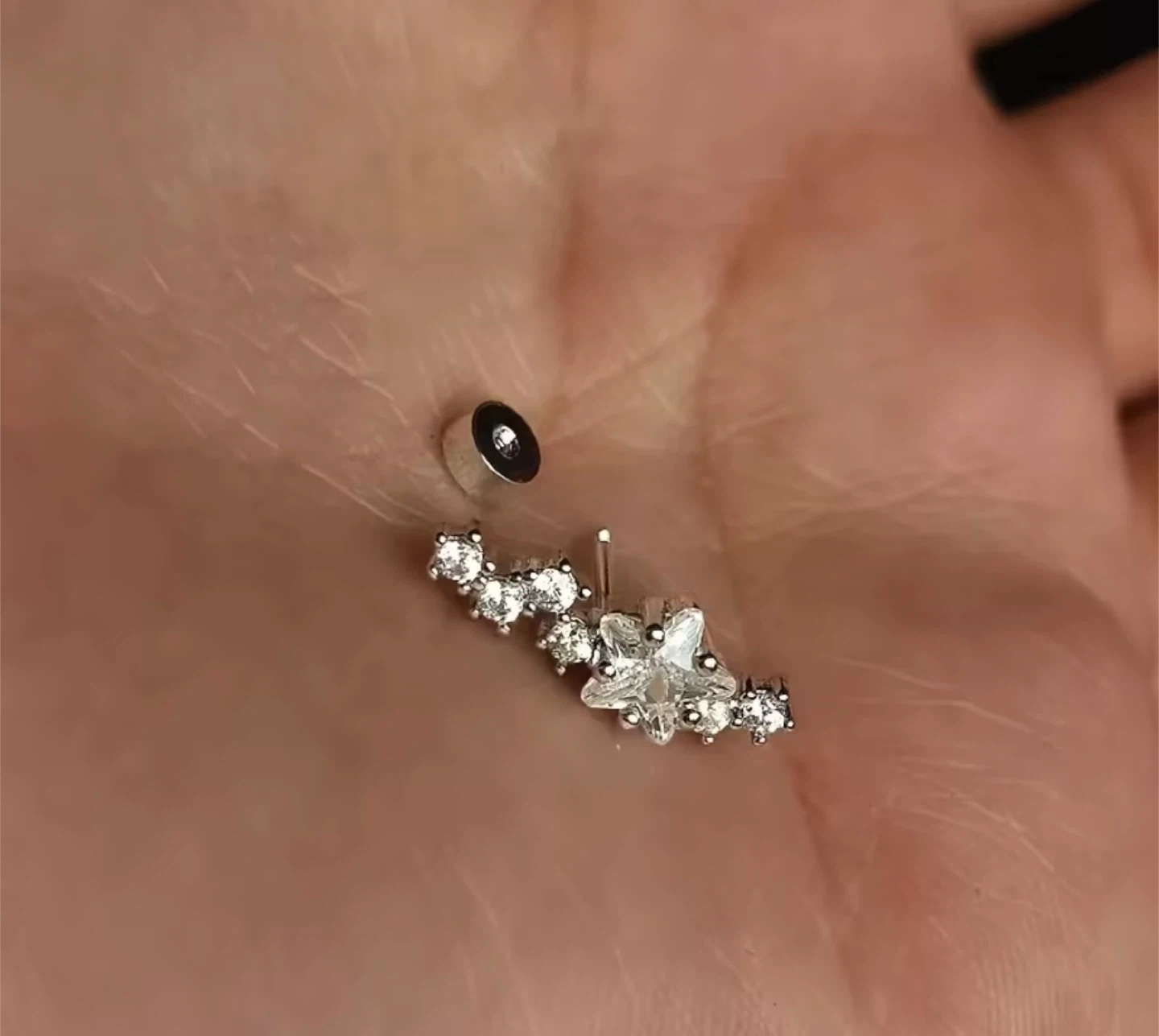Titanium Steel Star Earring - photo 3