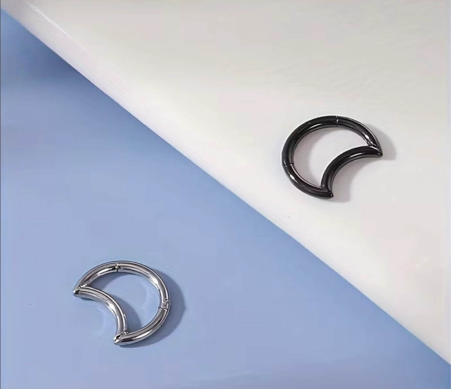 Moon Ring for piercing - 10mm