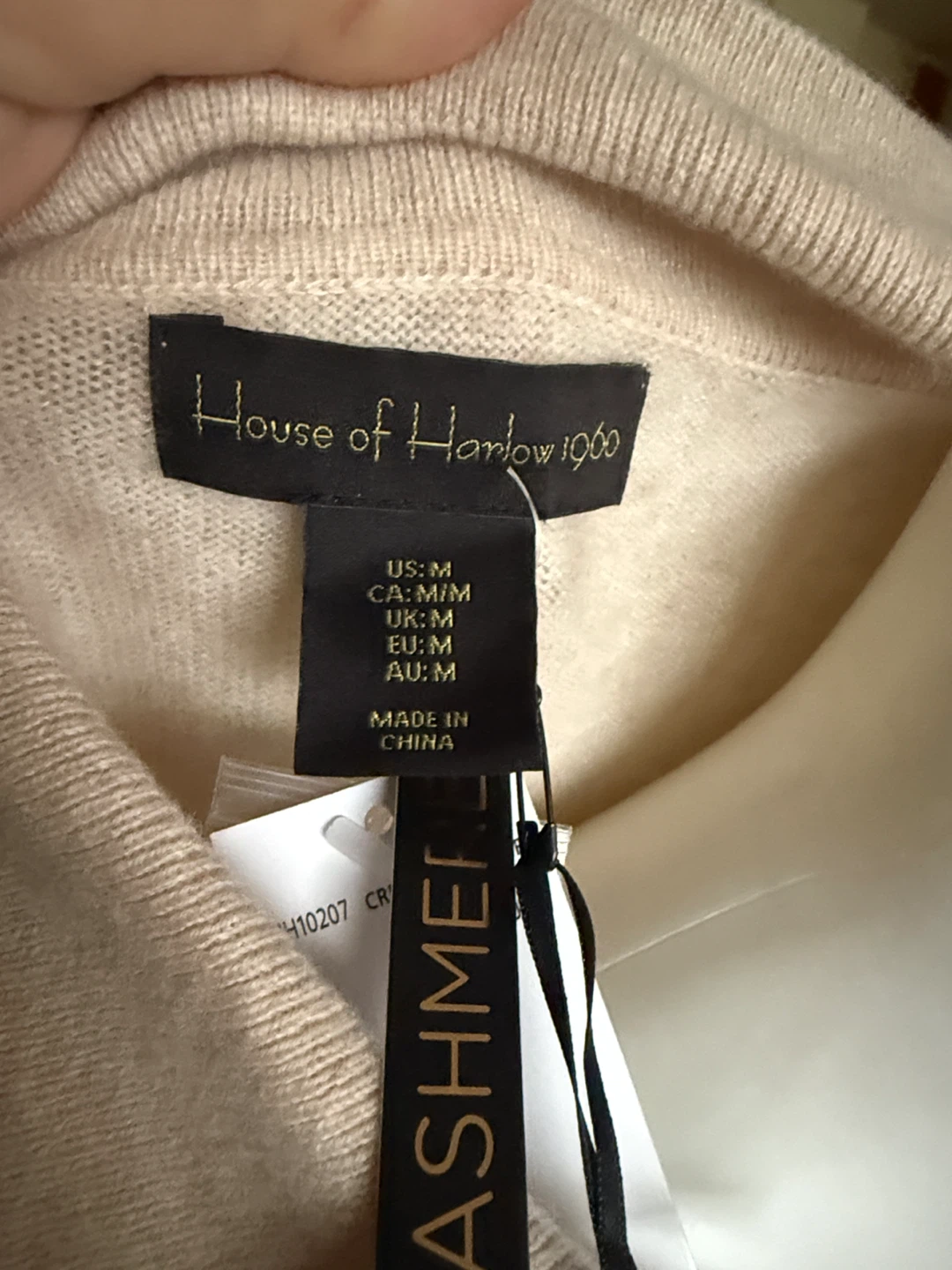 House of Harlow 1960 Cashmere Top Size M - photo 3