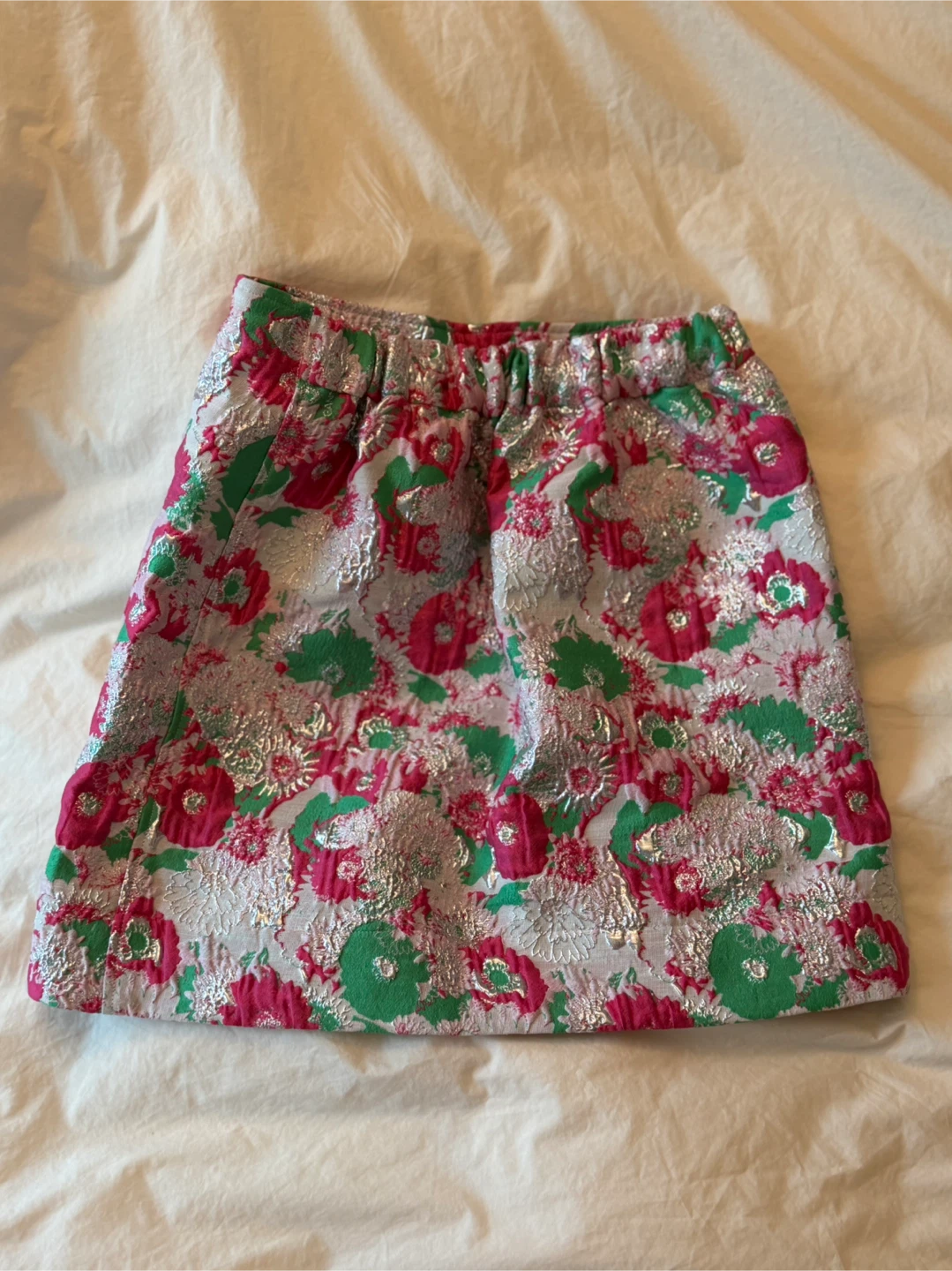 Ganni Floral Brocade Mini Skirt - photo 3