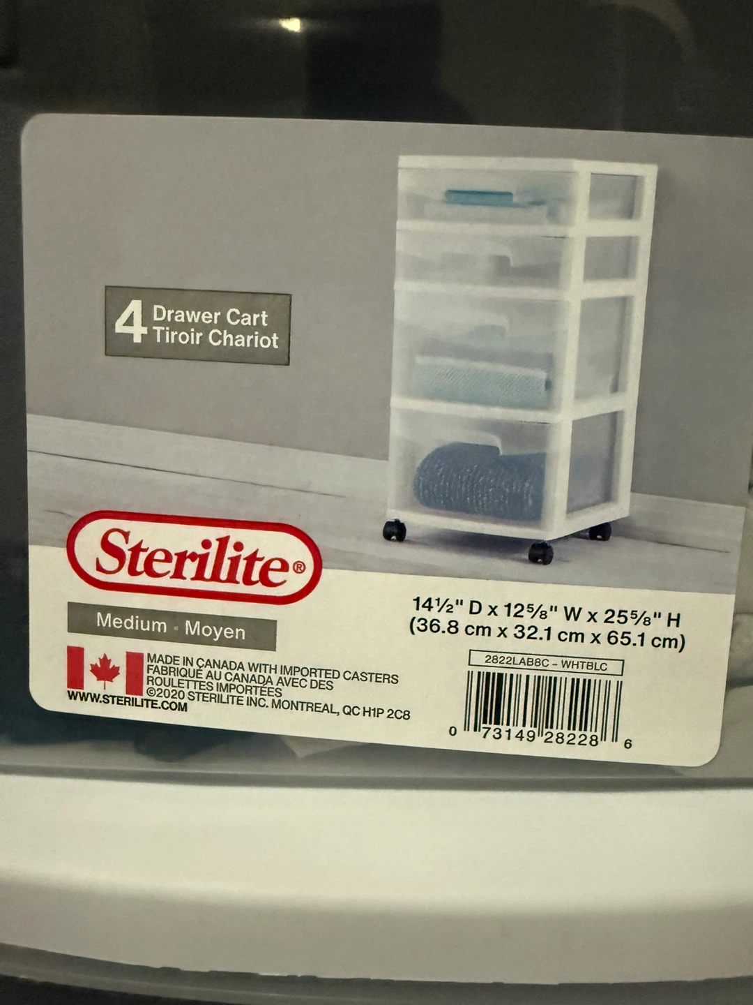 Sterilite 4 Drawer Cart - Medium - photo 4