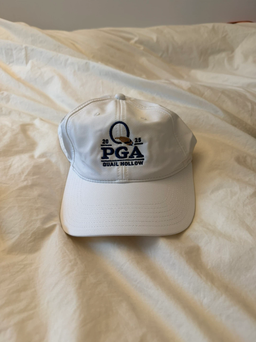 White PGA Quail Hollow Golf Cap