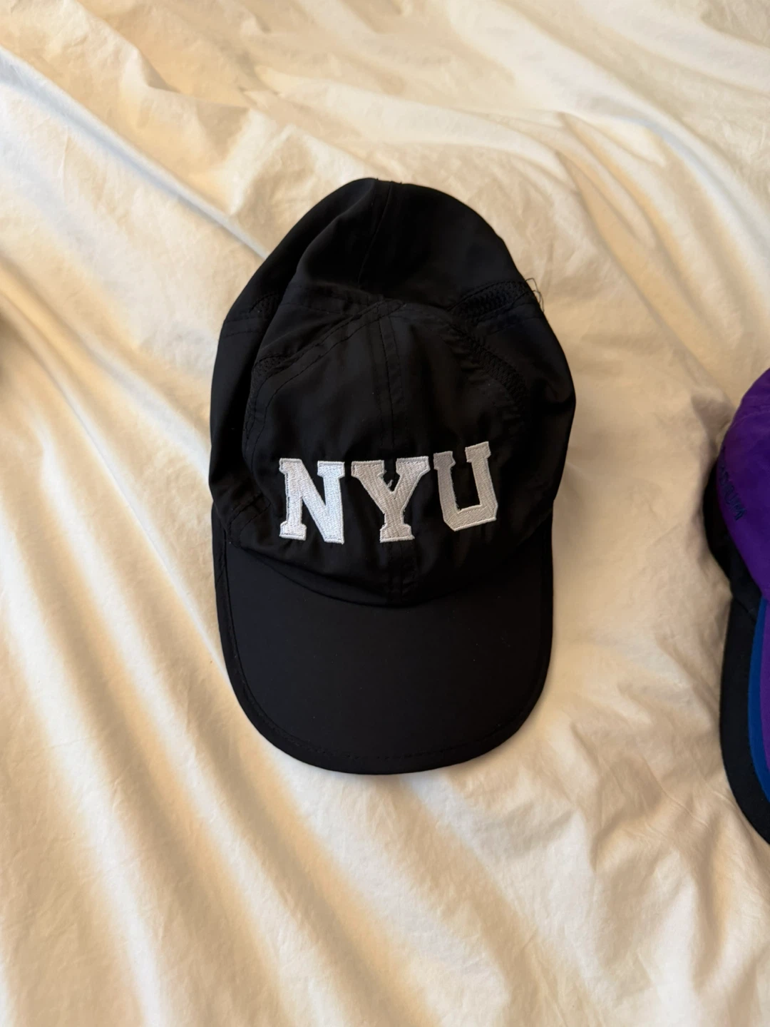 Black NYU Baseball Cap
